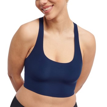 Sloggi BH ZERO Feel 2.0 Racer Top Marineblå X-Large Dame