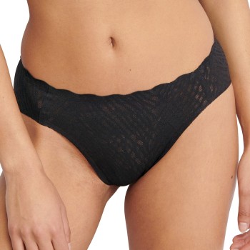 Sloggi Trusser ZERO Feel Bliss High Leg Brief Sort X-Small Dame