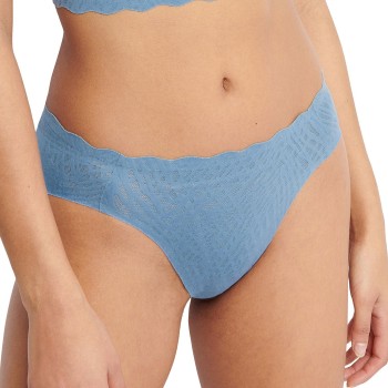 Sloggi Trusser ZERO Feel Bliss High Leg Brief Lyseblå X-Small Dame