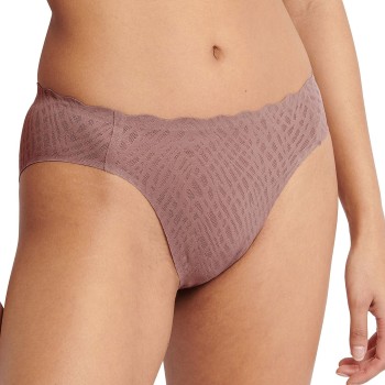 Sloggi Trusser ZERO Feel Bliss High Leg Brief Brun X-Small Dame