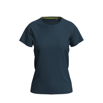 Stedman Active 140 Raglan For Women Marineblå polyester Large Dame