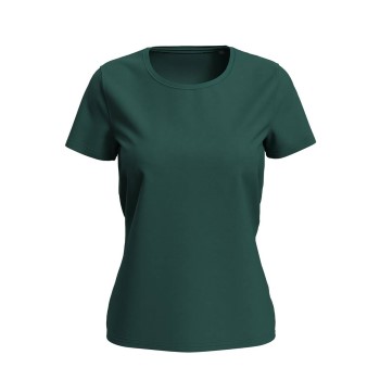 Stedman Women Lux T Mørkgrøn  bomuld X-Small Dame