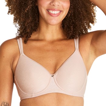 Swegmark BH Agnes Shape Padded Cup Wire Bra Beige polyamid D 80 Dame