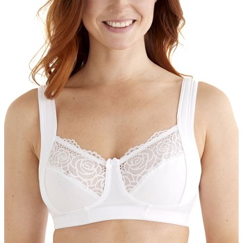 Swegmark BH Delight Cotton Soft Bra Hvid F 80 Dame