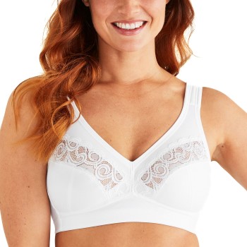 Swegmark BH Pure Grace Soft Bra Hvid polyamid E 80 Dame