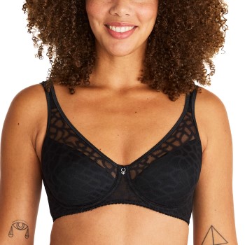 Swegmark BH Rita Icon Padded Wire Bra Sort F 85 Dame