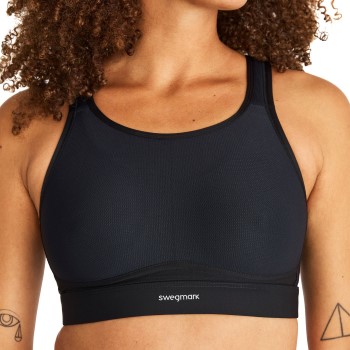 Swegmark BH Victorious Strenght Spacer Sports Bra Sort E 75 Dame