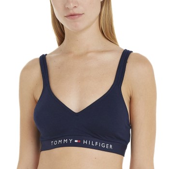Tommy Hilfiger Bh Bralette Lift Marineblå økologisk bomuld Large Dame