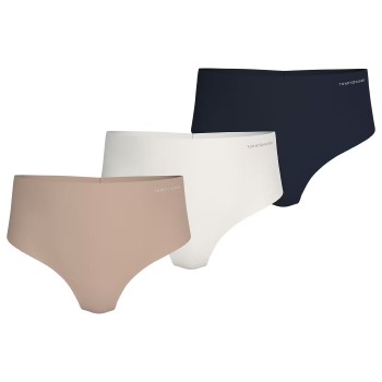Tommy Hilfiger Trusser 3P Logo HW Thong Flerfarvet Large Dame
