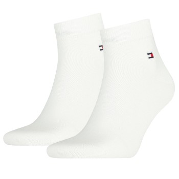 Tommy Hilfiger Legwear Tommy Hilfiger Strømper 2P Men Quarter Sock Hvid Str 43/46 Herre