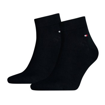 Tommy Hilfiger Strømper 2P Men Quarter Sock Marineblå Str 43/46 Herre