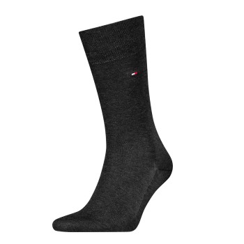 Tommy Hilfiger Legwear Tommy Hilfiger Strømper Premium Fil D Ecosse Socks Mørkgrå  Str 45/46 Herre