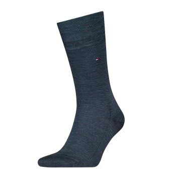 Tommy Hilfiger Legwear Tommy Hilfiger Strømper Premium Wool Socks Jeansblå Str 47/48 Herre