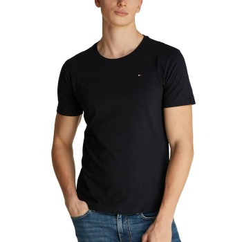 Tommy Hilfiger 3P Signature Embroidery T-Shirt Sort bomuld Large Herre