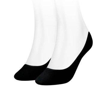 Tommy Hilfiger Strømper 2P Women Invisible Footie Socks Sort Str 35/38 Dame