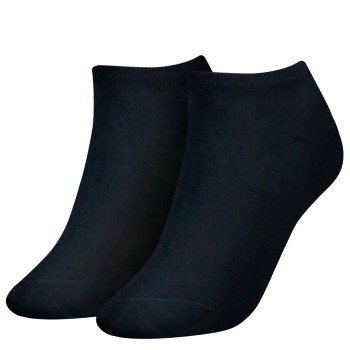 Se Tommy Hilfiger Legwear Tommy Hilfiger Strømper 2P Women Sneaker Sock Blå Str 39/42 Dame ved Timarco