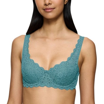 Triumph BH Amourette Wired Bra With Lace Turkise C 90 Dame