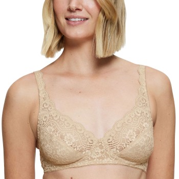 Triumph Bh Amourette Wireless Bra Beige C 85 Dame