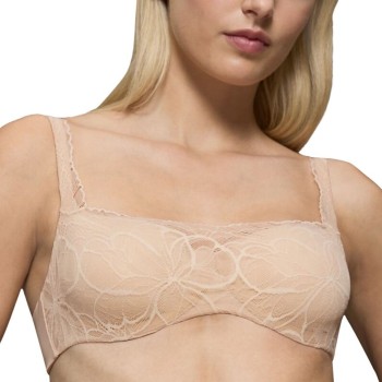 Triumph BH Body Make-Up Illusion Lace Balconette Beige F 75 Dame