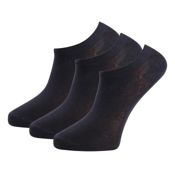 Trofé Trofe Cotton Sneaker Socks Strømper 3P Sort Str 39/42 Dame