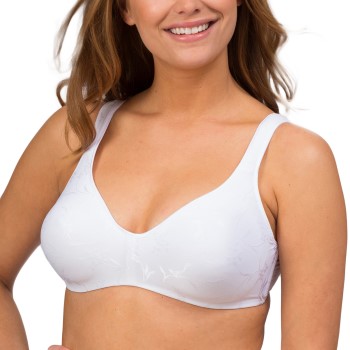 Trofé Trofe Emma Wireless Bra BH Hvid C 90 Dame