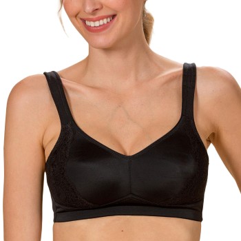 Trofé Trofe Louise Soft Bra Bh Sort polyamid B 85 Dame