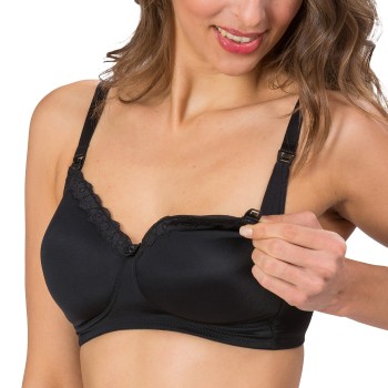 Trofé Trofe Nellie Nursing Bra BH Sort polyamid B 75 Dame