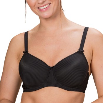 Trofé Trofe Sanna Underwire Stripe Bra Bh Sort B 90 Dame