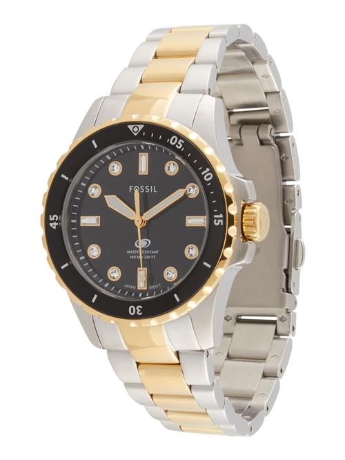 FOSSIL Analogt ur  guld / sort / sølv