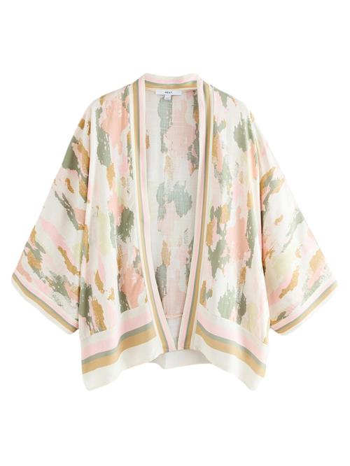 Next Kimono  camel / ecru / lysegrøn / gammelrosa
