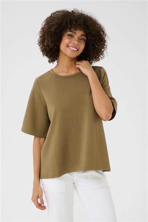CULTURE Bluse  oliven