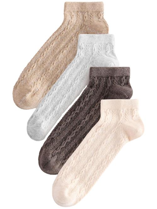 Next Sokker  beige / brun / pink / hvid