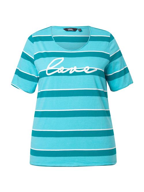 Ulla Popken Shirts  aqua / petroleum / hvid