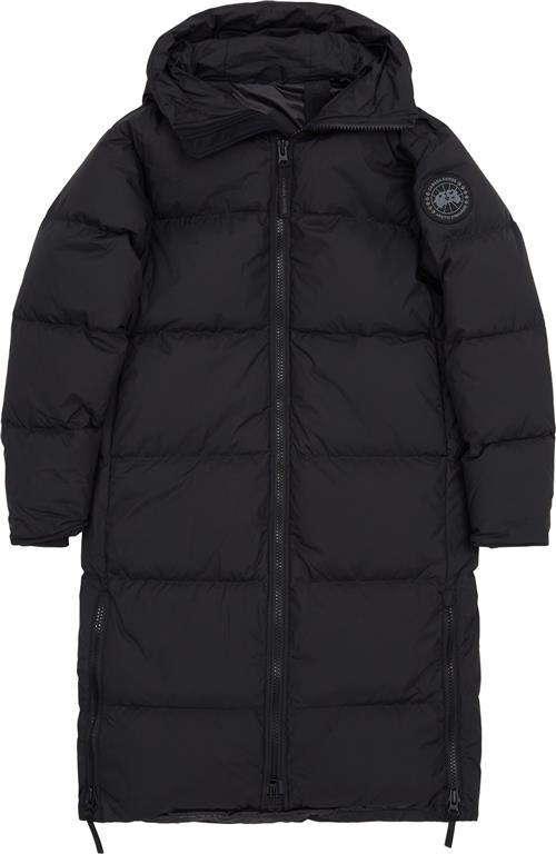 CANADA GOOSE BLACK DISC Lawrence Long Puffer Jakke