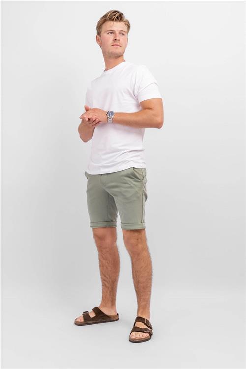 Chino Shorts - Olive - Herre - M - TeeShoppen