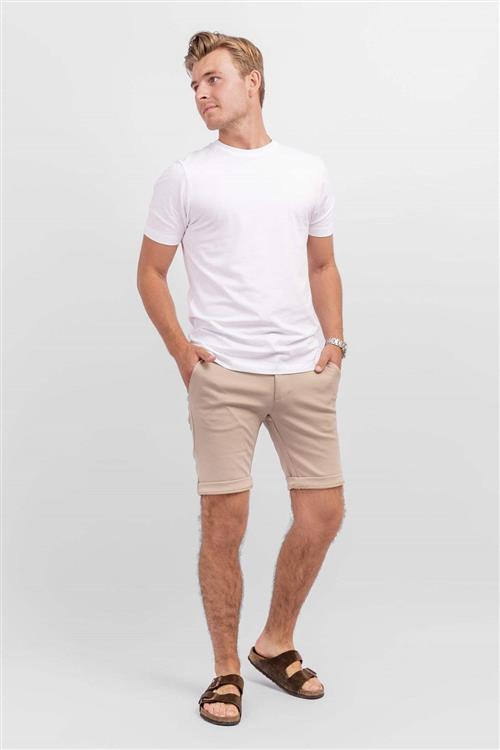 Chino Shorts - Beige - Herre - XL - TeeShoppen
