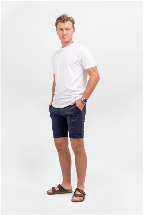 Chino Shorts - Navy - Herre - L - TeeShoppen