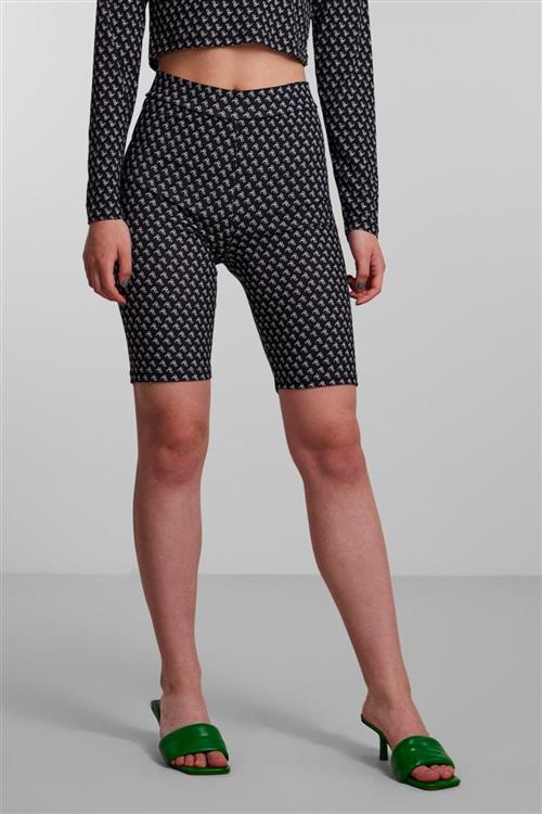 Ammi High Waist Bike Shorts - Sort - S - PIECES