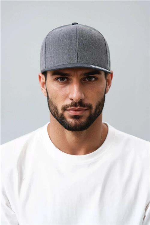 Classic Snapback - Heather - One Size - TeeShoppen