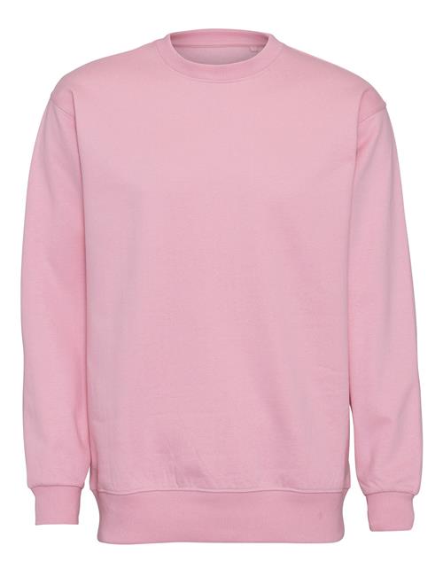 Crewneck Trøje - Lyserød - Herre - L - TeeShoppen