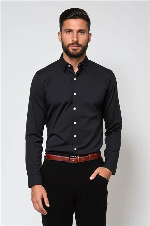 Originale Premium Performance Shirt - Sort - L - TeeShoppen