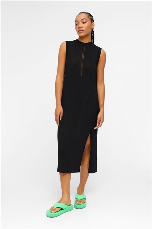 Bianka Knit Kjole - Sort - M - Object