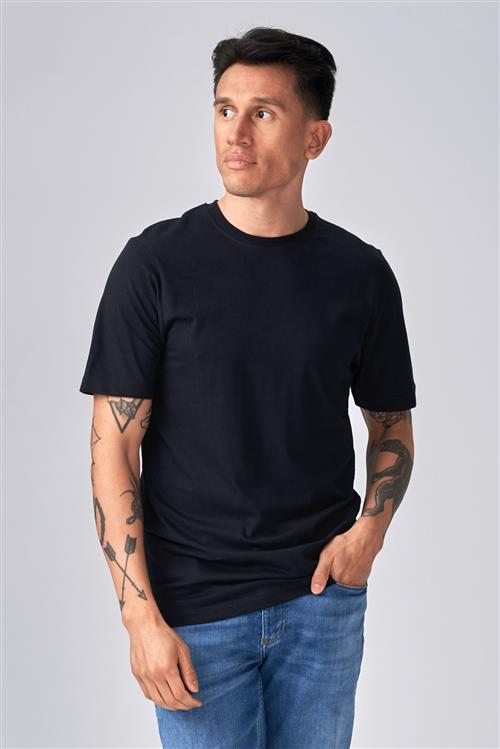 Basic T-shirt - Dark Navy - Herre - L - TeeShoppen