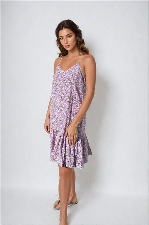 Star Singlet Kjole - Lemon Meringue - L - ONLY