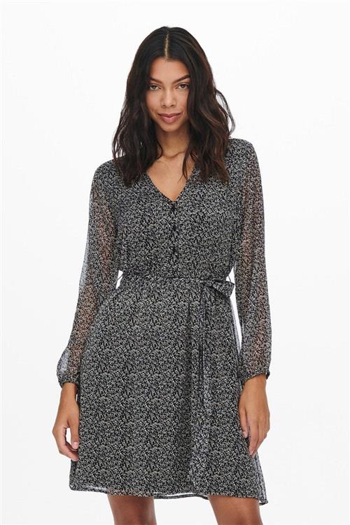 Cera Kort Kjole - Sort - S - ONLY