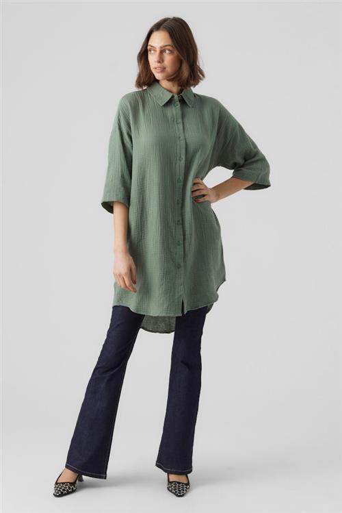 Natali Oversized Skjorte - Laurel Wreath - 2XL - Vero Moda