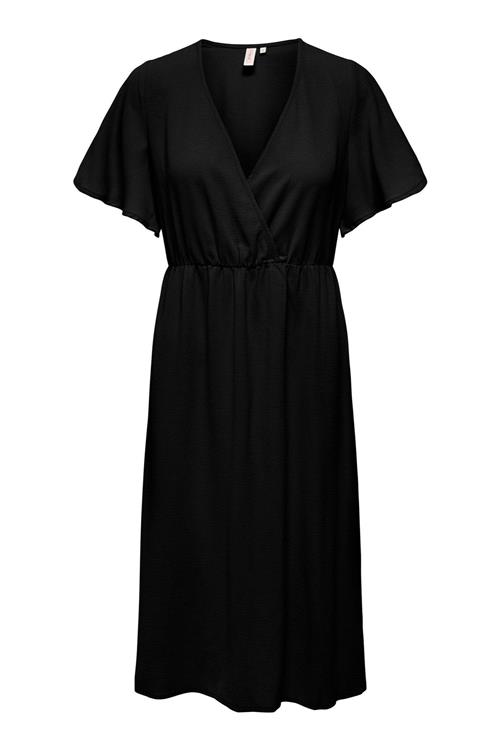 Mette Wrap Maxi Kjole - Sort - XL - ONLY