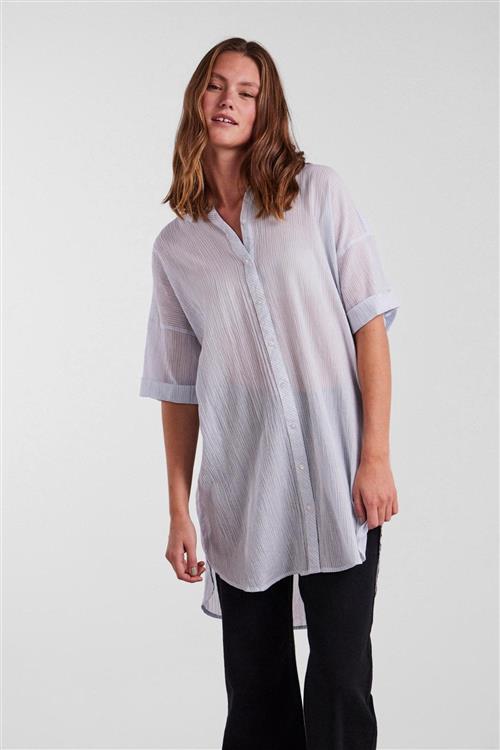 Terrra Lang Skjorte - Kentucky Blue - M - PIECES