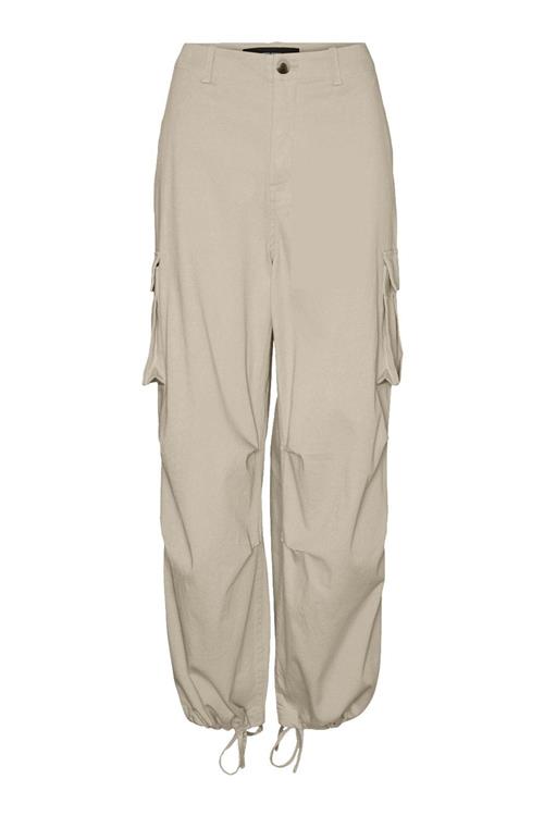 Emili Baggy Cargo Bukser - Oyster Gray - M/34 - Vero Moda