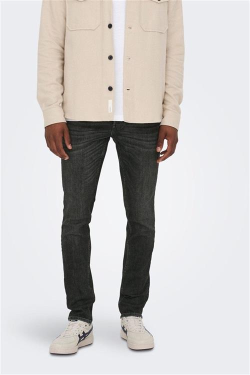 Loom Slim Black Jeans - Sort - Slim fit - Herre - 31/32 - Only & Sons